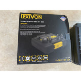 LEXIVON E-TORX Socket Set, Chrome Vanadium Set E4 - E20, Black NEW