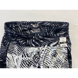 ACX Active Women's Leggings Size Small Black White Patterned Workout Pants NEW