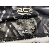 ACX Active Women's Leggings Size Small Black White Patterned Workout Pants NEW