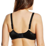 DELIMIRA Women's Plus Size Full Coverage Underwire Minimizer Bra 36C Black