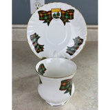 Elizabethan Prince Edward Island Tartan Tea Cup And Saucer Set