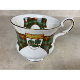 Elizabethan Prince Edward Island Tartan Tea Cup And Saucer Set