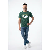 Green Bay Packers NFL Bud Light Men's T Shirt Size Large Green Crew Neck Cotton