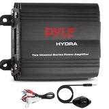 Pyle 2-Channel Marine Amplifier Receiver - Waterproof  NEW