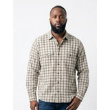 Double G Size XL Blue Green Plaid Men's Cotton Long Sleeve Button Up Shirt