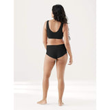 True & Co. True Body Boost V-Neck Bra 14826G Black Small