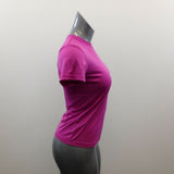 Nike Fit Dry Athletic Top Women's Size Small Purple Short Sleeve Crew Neck Tee