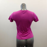 Nike Fit Dry Athletic Top Women's Size Small Purple Short Sleeve Crew Neck Tee