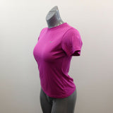 Nike Fit Dry Athletic Top Women's Size Small Purple Short Sleeve Crew Neck Tee