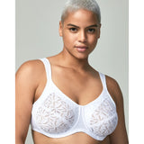 Wonderbra W7472 Unique FLEX-FRAME  Stretch Lining Bra-WHITE