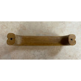 Set Of 2 Wooden Replacement Drawer / Door Pulls USED