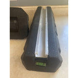 Floor Mounting Base Kit Pad for Mini Split  for 9000-36000BTU AC Heat Pump System, Heavy-Duty Rubber Anti-Vibration Pads, Max Load 2204 lbs