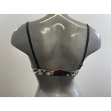 La Senza Remix Women's Black Tie Dye T-Shirt Bra Size 34B Polyamide