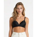Warners Blissful Benefits 36B Wireless Lift T-Shirt Bra 04003W Black NWOT