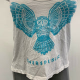 One Republuc 1R Tank Top Women's Medium White Cotton