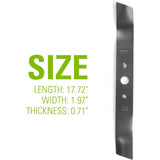 Greenworks 33301487 Lawn Mower Replacement Blade for 19" mower deck NEW