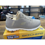 Skechers Sport Slip-Ins: Summits-Classy Night - Womens 6.5 Taupe/Gold