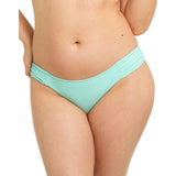 Smart & Sexy Womens SA1006 Swimwear Knockout Bikini Bottoms Medium Mint Chip NWT