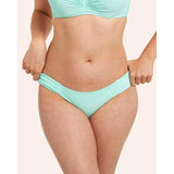 Smart & Sexy Womens SA1006 Swimwear Knockout Bikini Bottoms Medium Mint Chip NWT