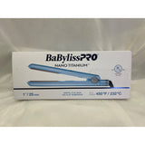 BaBylissPRO Nano Titanium Ceramic I-Style Dual Voltage 1 inch Flat Iron BNT4095C