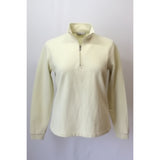 IZOD Women's Medium 1/4 Zip Pullover Stretch Athletic Shirt Cotton/Spandex Green