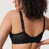 DELIMIRA W578F Minimizer Bra Full Coverage Lace Unlined Underwire Bra 34D NWT