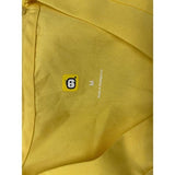 Wonder Wink Women's Medium V Neck Scrub Top Yellow Short Sleeve Polyester Blend