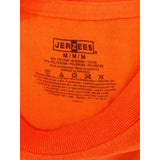 Keep Calm and Nerf On Men's Neon Orange Short Sleeve Crew Neck T Shirt Size M