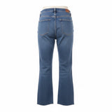 Zara Womens 4 Jeans Slight Flare Raw Hem NWOT