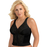 Exquisite Form 510-7565 Fully Front Close Longline Posture Bra Black