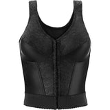 Exquisite Form 510-7565 Fully Front Close Longline Posture Bra Black