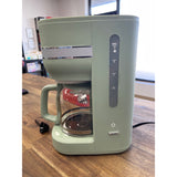 Starfrit 10-Cup Electric Coffee Maker, Keep Warm, Reusable Filter, Sage NEW