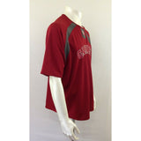 NSA Canada Slo-Pitch Men's Large Red Gray Short Sleeve Crew Neck Jersey