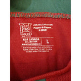 NSA Canada Slo-Pitch Men's Large Red Gray Short Sleeve Crew Neck Jersey