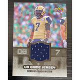 2014 Upper Deck CFL UD Game Jersey Demond Washington Blue Bombers #GJ-DW