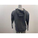 K-Swiss Hoodie Sweatshirt Women's Medium Gray Long Sleeve Cotton Blend Drawstring