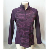 Champion Purple Pink Duo Dry Women's Pullover 1/4 Zip Activewear Top Size Small
