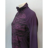 Champion Purple Pink Duo Dry Women's Pullover 1/4 Zip Activewear Top Size Small