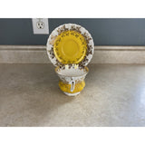 Royal Albert Yellow Regal Series Bone China Tea Cup And Saucer Set