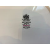 Paragon By Appointment To The Queen England Romance 8" Saucer Black Stamp