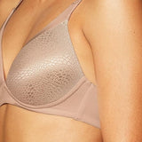 Warners Blissful Benefits Back-smoothing Wireless T-shirt Bra W4013 almond