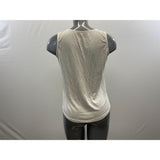 Disney Women's Warm Cream Coloured Lion King Themed NO WORRIES Tank Top Size Medium Polyester Blend