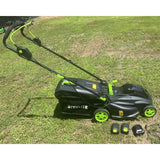 STEELITE 40V 17 Inch Electric Lawn Mower, Brushless Mower with 6-Height Adjustment for Medium and Small Yard Care, 2-in-1 Bagging & Mulching