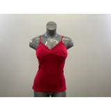 Digital Clothing Cami Tank Top size Small Red Spaghetti Straps Rayon Blend