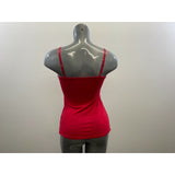 Digital Clothing Cami Tank Top size Small Red Spaghetti Straps Rayon Blend
