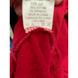 Digital Clothing Cami Tank Top size Small Red Spaghetti Straps Rayon Blend