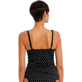 Freya Womens Jewel Cove Underwire Tankini Top 34I Black NWT