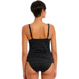 Freya Womens Jewel Cove Underwire Tankini Top 34I Black NWT