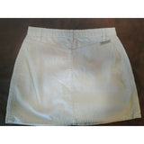 Route 66 Women's Beige Corduroy Snap Button Front A Line Skirt Size 6