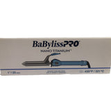 BaBylissPro Nano Titanium Spring Curling Iron 1" 450°F  BNT100SNC NEW